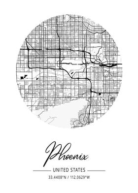 Phoenix City Map