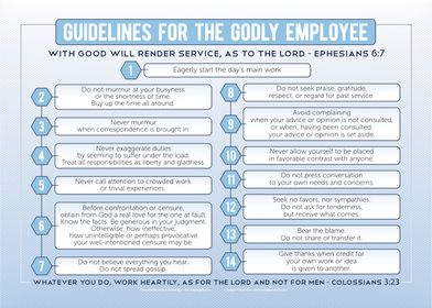 Rules for Godly Employees