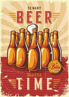 Vintage Beer Poster