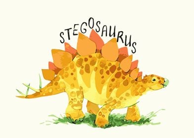 Dinosaur Stegosaurus Rex