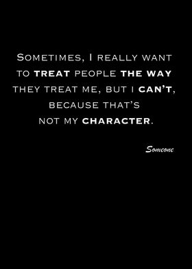 Character quote