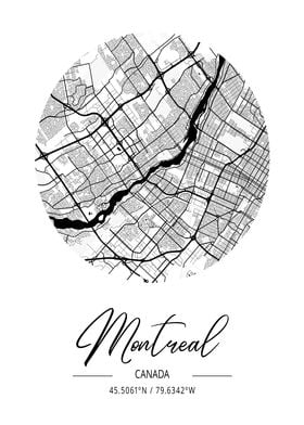 Montreal City Map