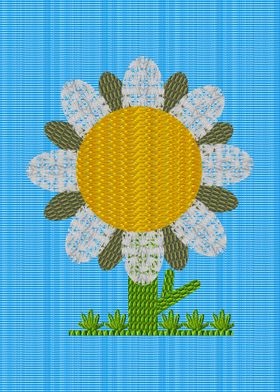 Embroidered Flower 4