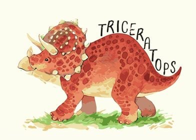 Dinosaur Triceratops Rex