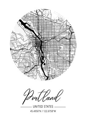 Portland City Map