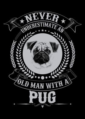 Old Man with a Pug