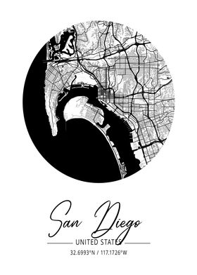 San Diego City Map