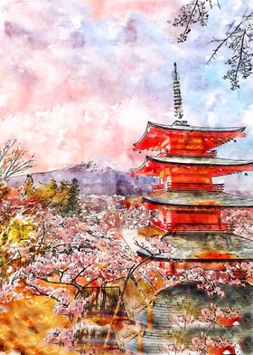 Japan in Watercolor