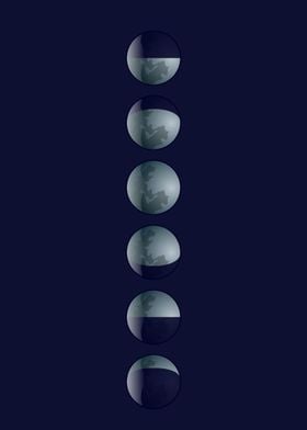 Cool Moon Phases