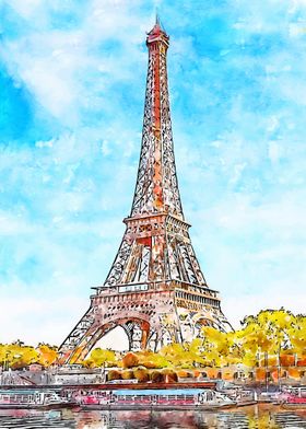 Paris In Watercolor