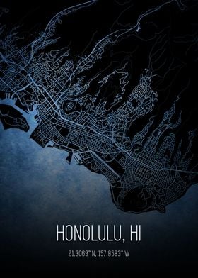 Honolulu City Map
