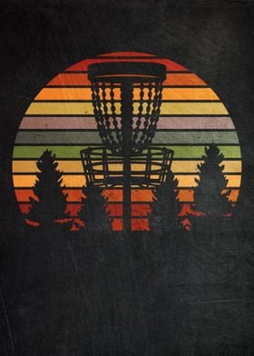 Disc Golf Vintage Retro