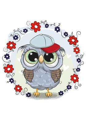 Cute Owl Cap