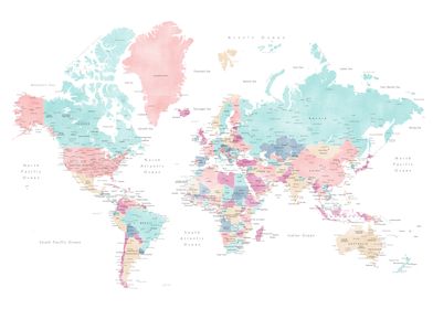 Carmen world map