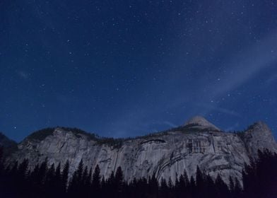 Night Sky Mountains