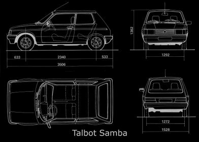 Talbot Samba 1982 