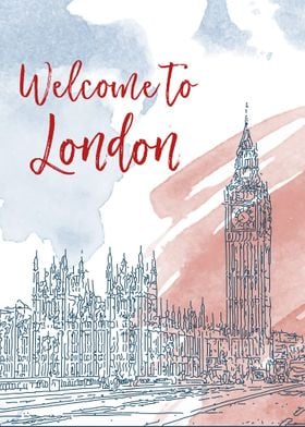 London In Watercolor