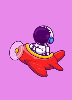 Kawaii Pilot Astronaut