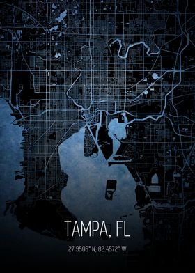 Tampa City Map