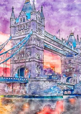 London In Watercolor