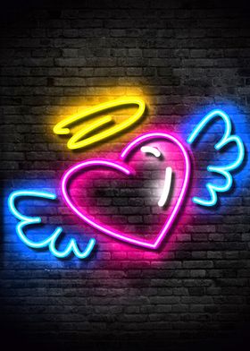 Love Angel neon sign