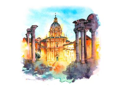 Italy in Watercolor