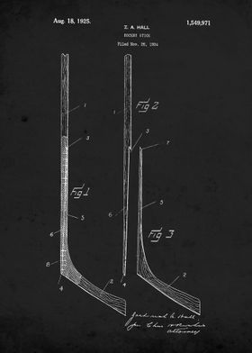 Hockey Stick 1924 Patent