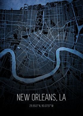 New Orleans City Map