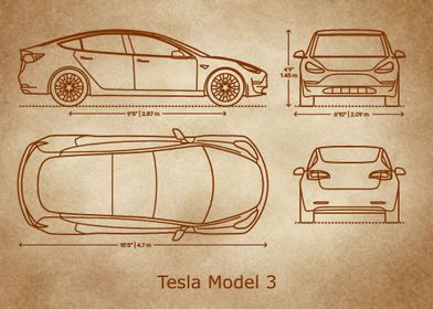 Tesla Model 3  old 