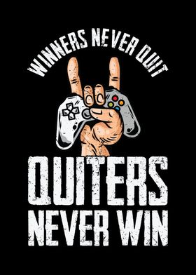 WINNERS NEVER QUIT