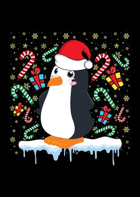 Christmas Penguin With