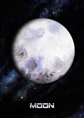 MOON Watercolor