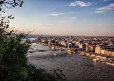 Budapest Sunset Cityscape