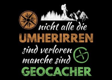 Spruch Geocache Motiv