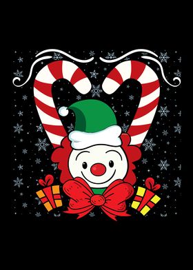 Christmas Clown With Candy