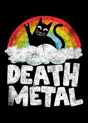 Death Metal Rainbow Cat