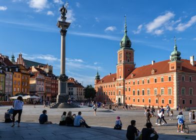 Old Town Square In Warsaw