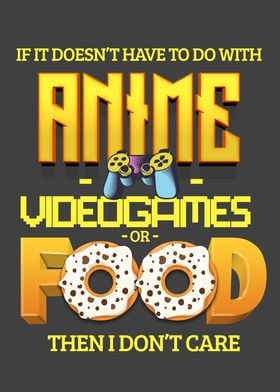 Anime Videogames Food