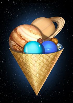 Solar system icecream