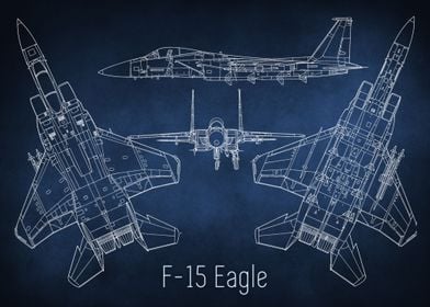 F15 Eagle Blueprint