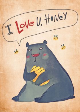bear love you honey