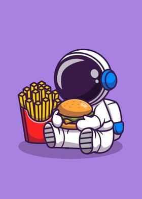 Kawaii Junk Food Astronaut