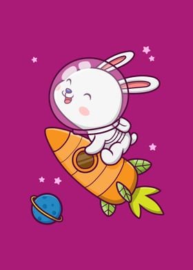 Kawaii Astronaut Bunnya