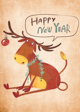 happy new year gazelle