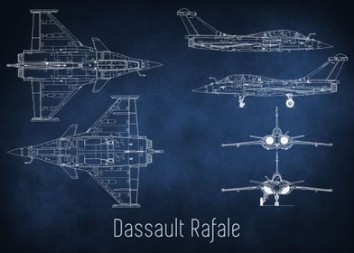 Dassault Rafale Blueprint