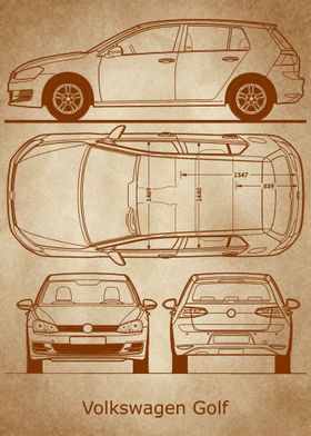 Volkswagen Golf 2013 old