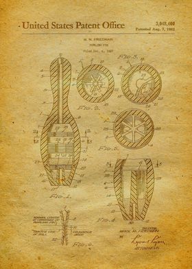 56 Bowling Pin Patent