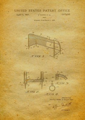 60 Soccer Goal Patent