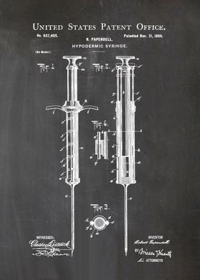 8 1899 Hypodermic Syringe