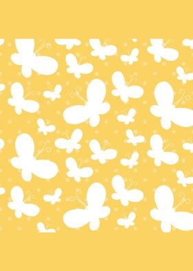 Butterfly Yellow Pattern